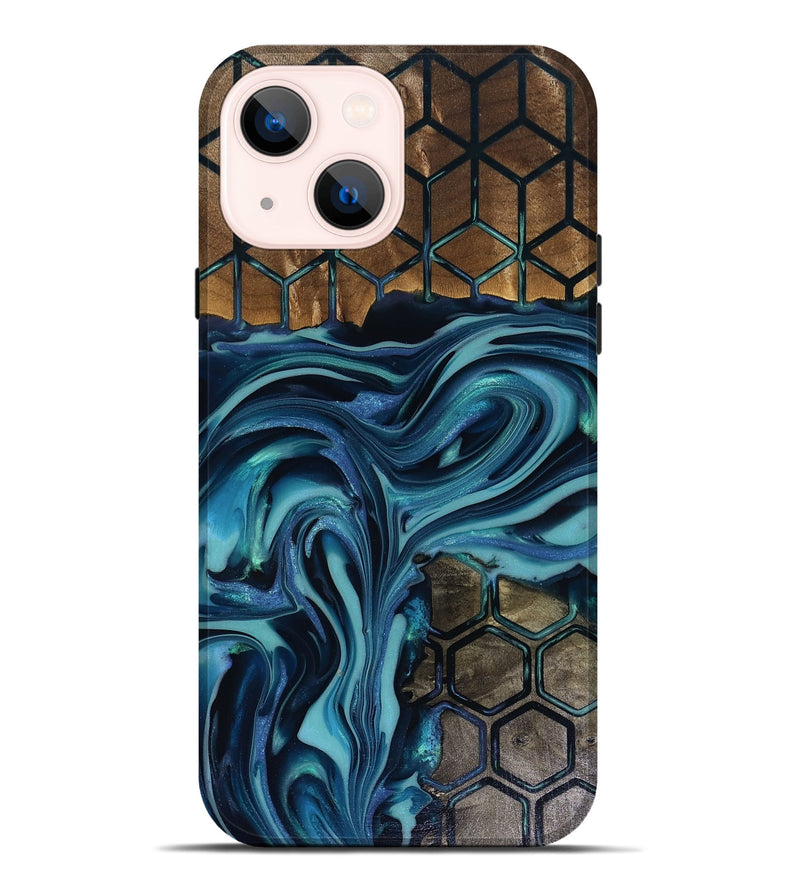 iPhone 14 Plus Wood Live Edge Phone Case - Lona (Pattern, 817922)