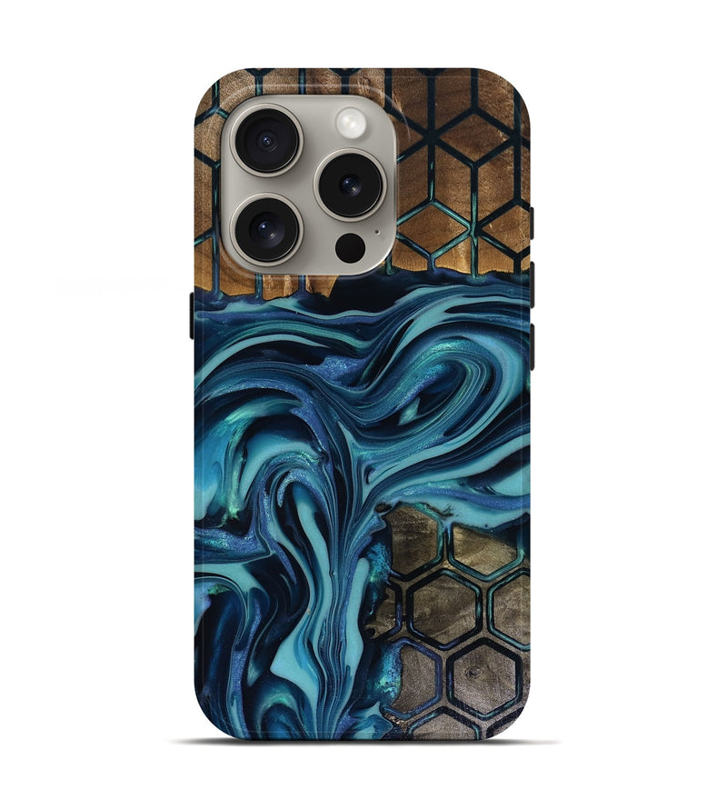 iPhone 16 Pro Wood Live Edge Phone Case - Lona (Pattern, 817922)
