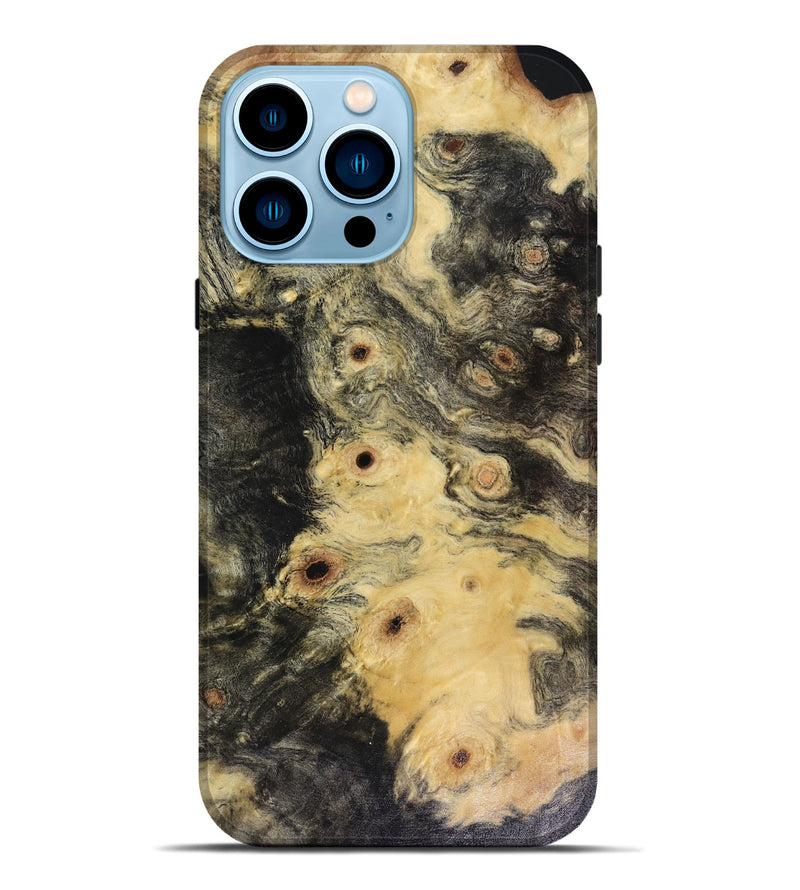 iPhone 14 Pro Max Wood Live Edge Phone Case - Latosha (Wood Burl, 817923)