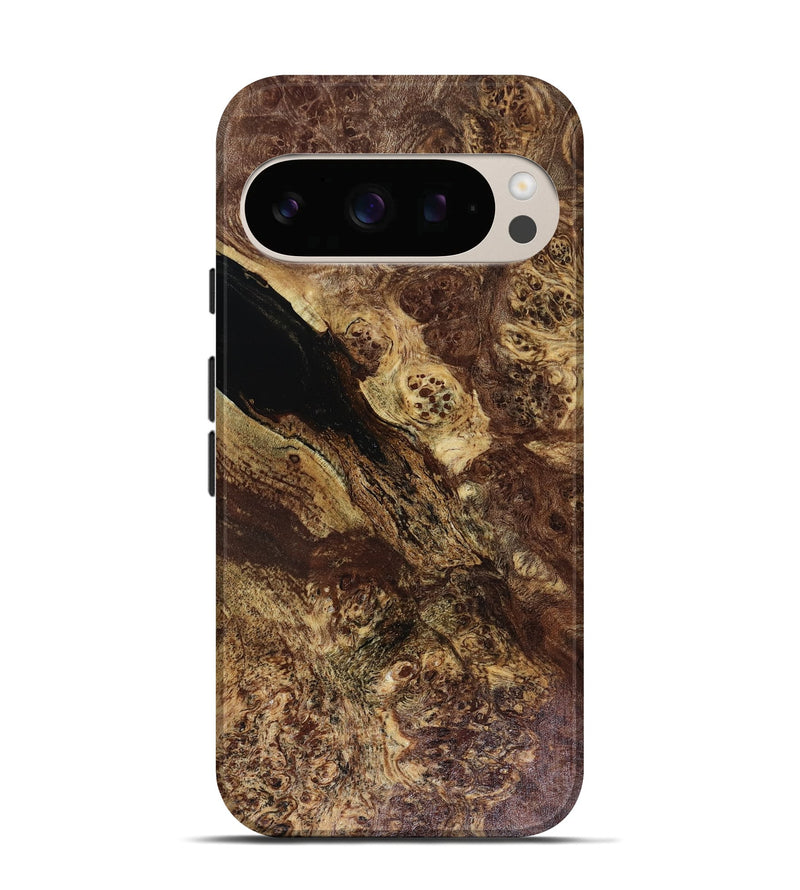 Pixel 10 Pro Wood Live Edge Phone Case - Hali (Wood Burl, 817925)