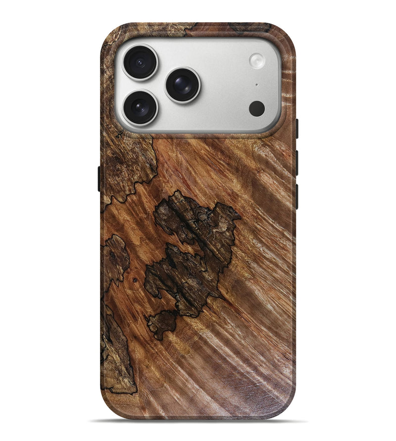 iPhone 17 Pro Max Wood Live Edge Phone Case - Carla (Wood Burl, 817928)