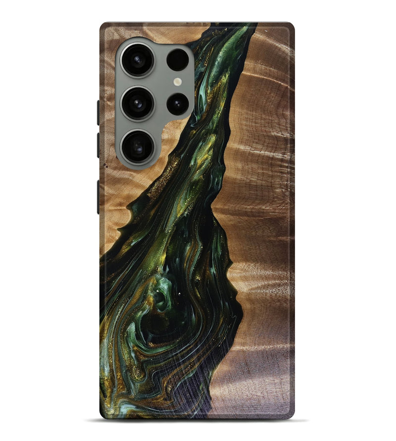 Galaxy S24 Ultra Wood Live Edge Phone Case - Ayleen (Green, 817933)