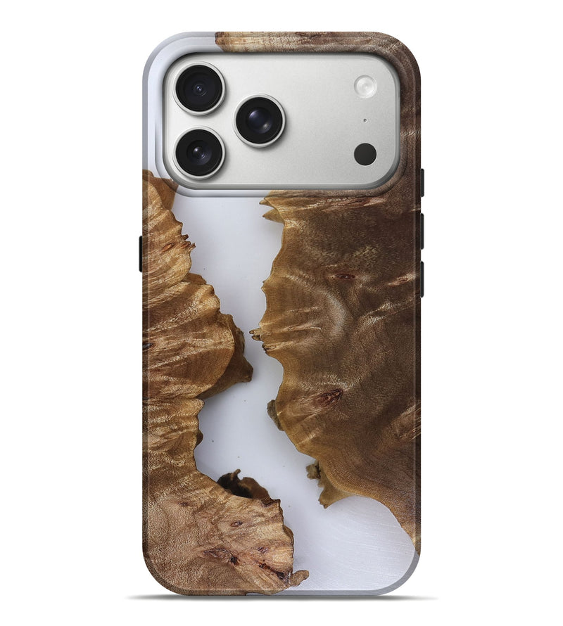 iPhone 17 Pro Max Wood Live Edge Phone Case - Leanna (Clear, 817937)