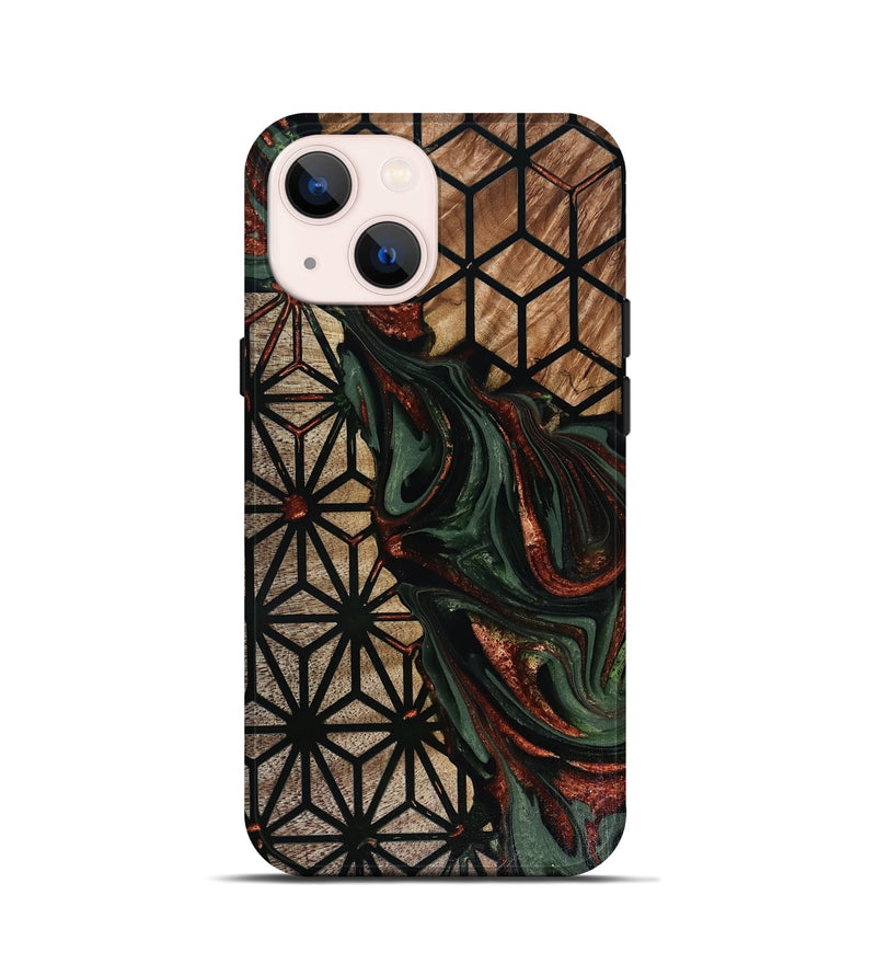 iPhone 13 mini Wood Live Edge Phone Case - Robb (Pattern, 817939)
