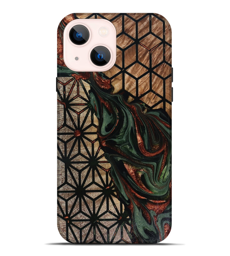 iPhone 14 Plus Wood Live Edge Phone Case - Robb (Pattern, 817939)