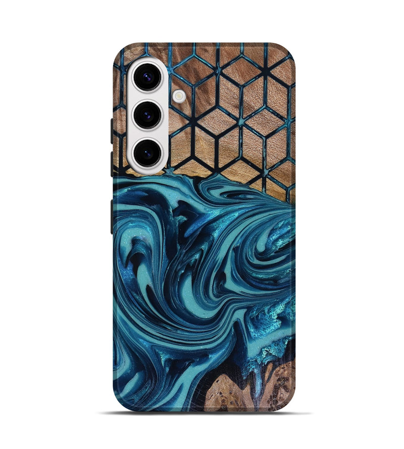 Galaxy S25 Wood Live Edge Phone Case - Matheo (Pattern, 817942)