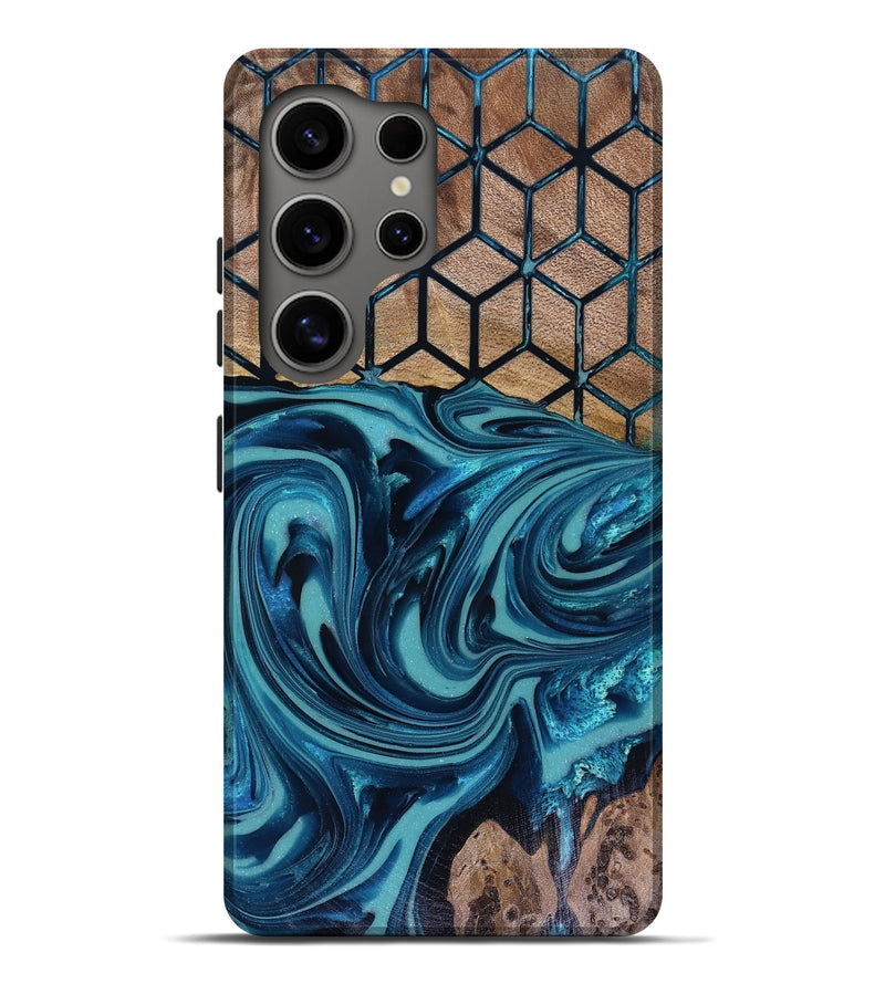 Galaxy S25 Ultra Wood Live Edge Phone Case - Matheo (Pattern, 817942)