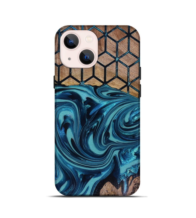 iPhone 13 mini Wood Live Edge Phone Case - Matheo (Pattern, 817942)