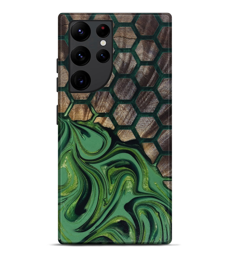 Galaxy S22 Ultra Wood Live Edge Phone Case - Malvina (Pattern, 817945)