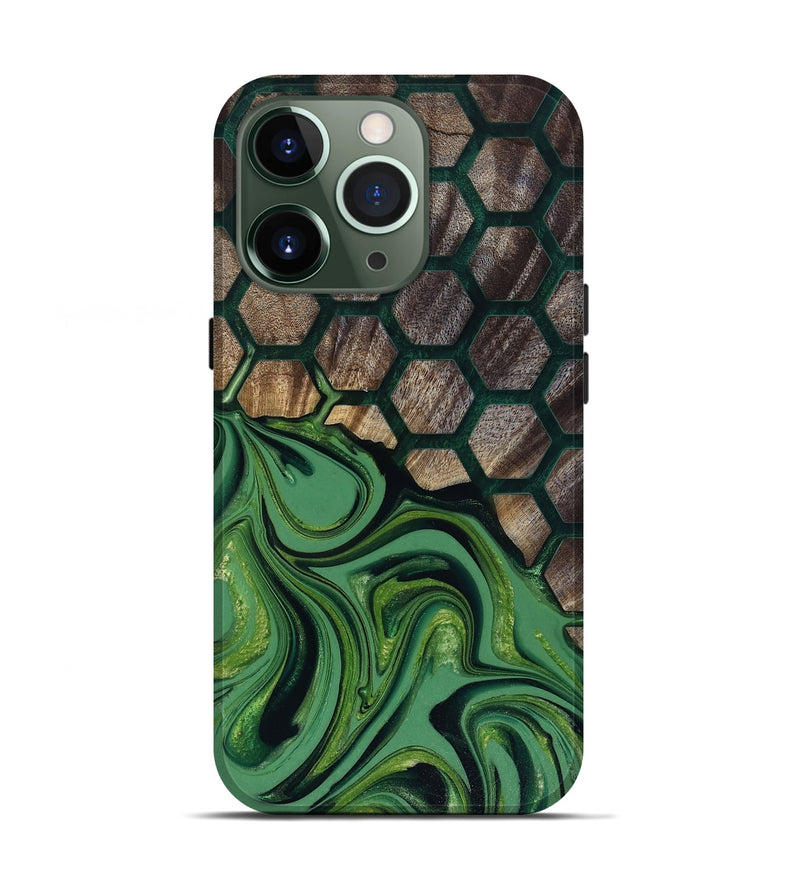 iPhone 13 Pro Wood Live Edge Phone Case - Malvina (Pattern, 817945)
