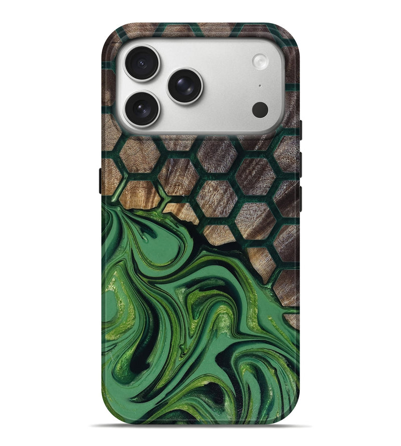 iPhone 17 Pro Max Wood Live Edge Phone Case - Malvina (Pattern, 817945)