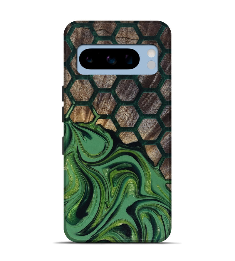 Pixel 8 Pro Wood Live Edge Phone Case - Malvina (Pattern, 817945)