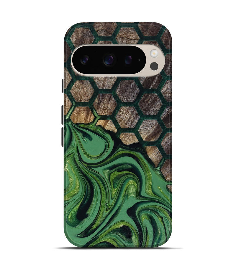 Pixel 9 Wood Live Edge Phone Case - Malvina (Pattern, 817945)