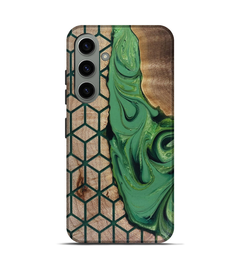 Galaxy S24 Wood Live Edge Phone Case - Hailee (Pattern, 817946)