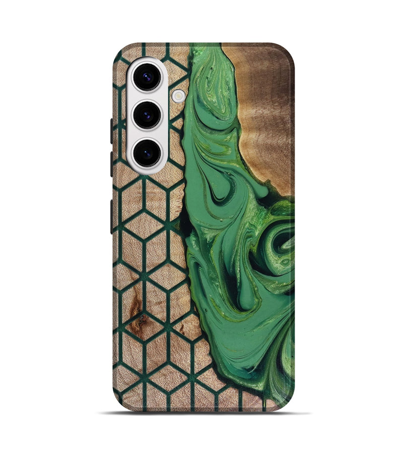 Galaxy S25 Wood Live Edge Phone Case - Hailee (Pattern, 817946)