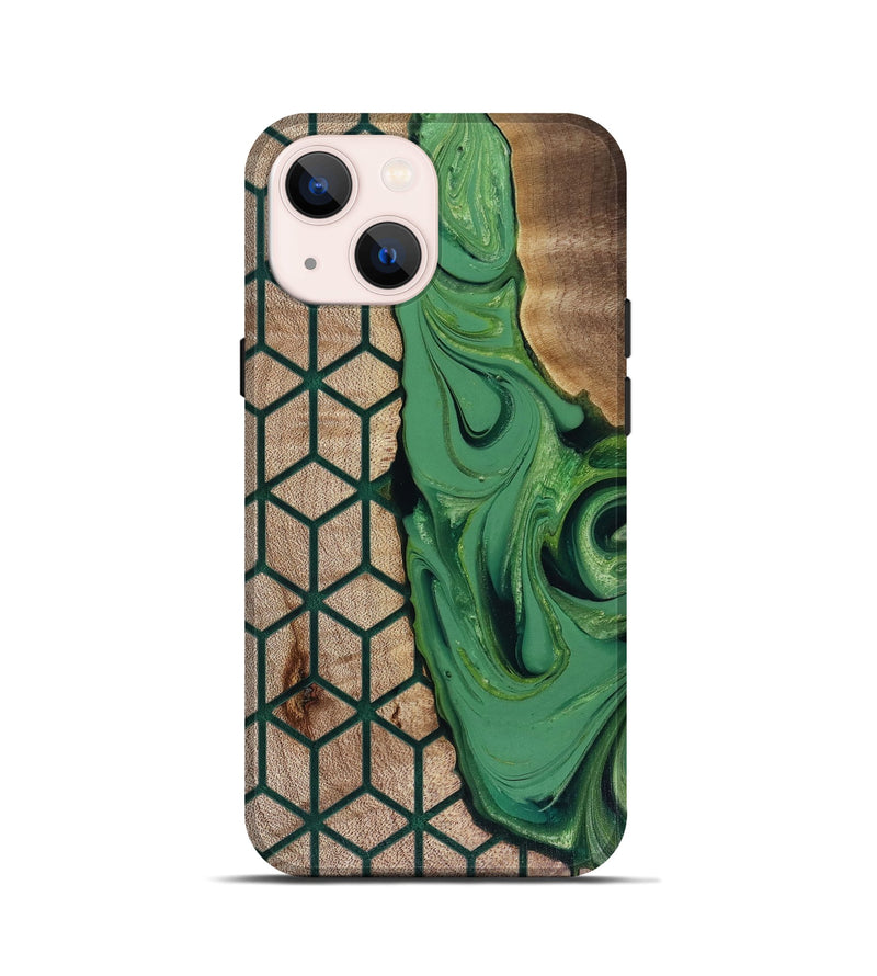 iPhone 13 mini Wood Live Edge Phone Case - Hailee (Pattern, 817946)