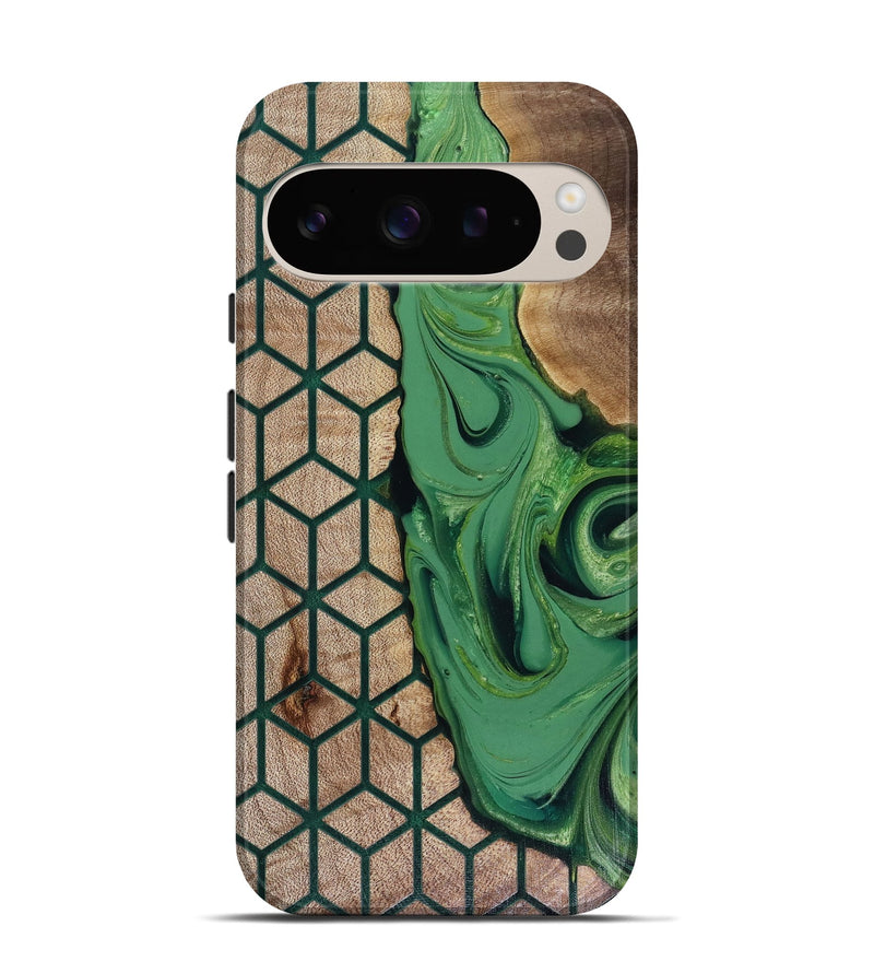 Pixel 9 Pro Wood Live Edge Phone Case - Hailee (Pattern, 817946)