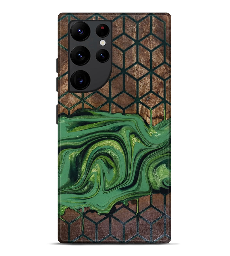 Galaxy S22 Ultra Wood Live Edge Phone Case - Karri (Pattern, 817948)