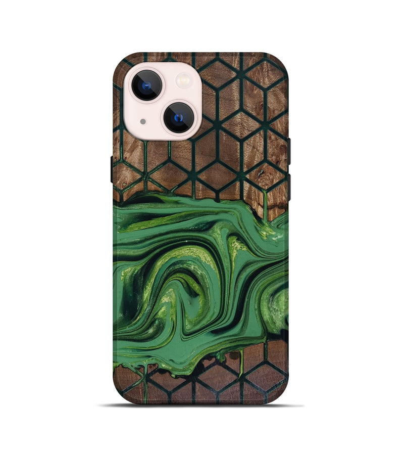 iPhone 13 mini Wood Live Edge Phone Case - Karri (Pattern, 817948)