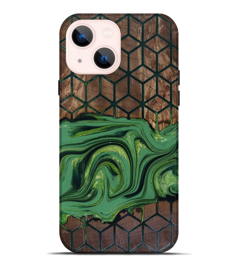 iPhone 14 Plus Wood Live Edge Phone Case - Karri (Pattern, 817948)