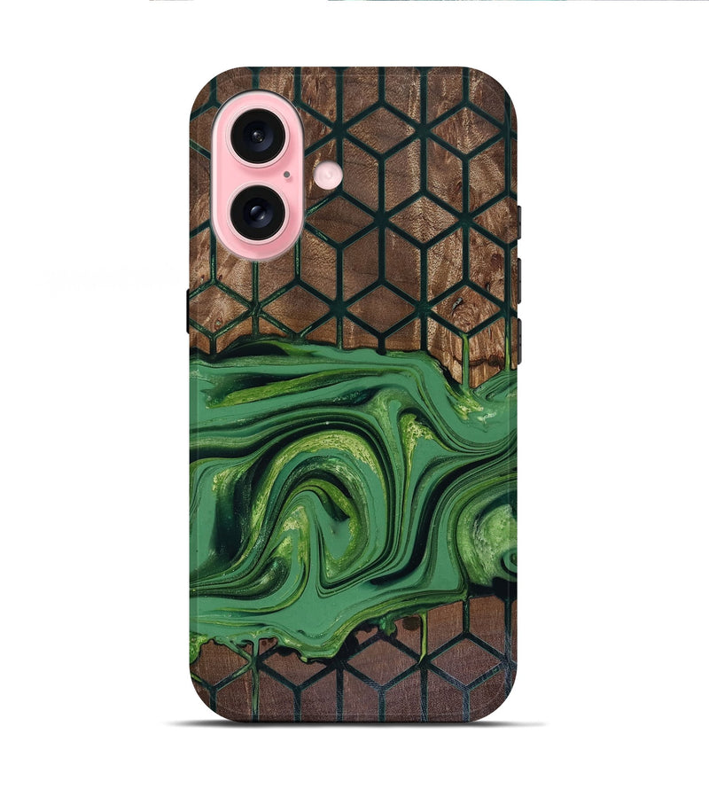 iPhone 16 Wood Live Edge Phone Case - Karri (Pattern, 817948)
