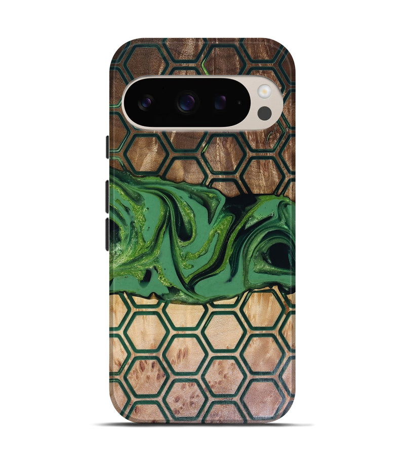 Pixel 9 Pro Wood Live Edge Phone Case - Warren (Pattern, 817949)