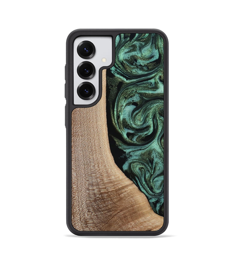 Galaxy S25 Wood Phone Case - Violeta (Green, 817961)