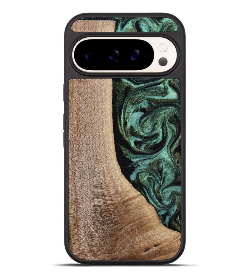 Pixel 9 Pro XL Wood Phone Case - Violeta (Green, 817961)