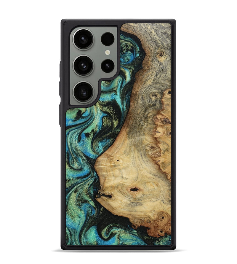 Galaxy S24 Ultra Wood Phone Case - Idella (Green, 817962)