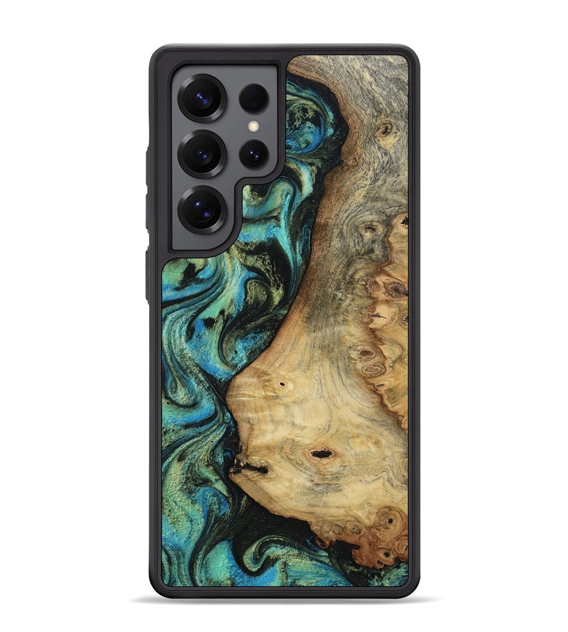 Galaxy S25 Ultra Wood Phone Case - Idella (Green, 817962)