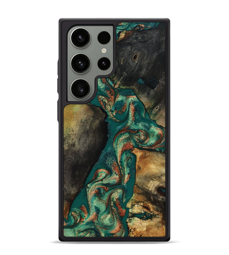 Galaxy S24 Ultra Wood Phone Case - Wren (Green, 817965)