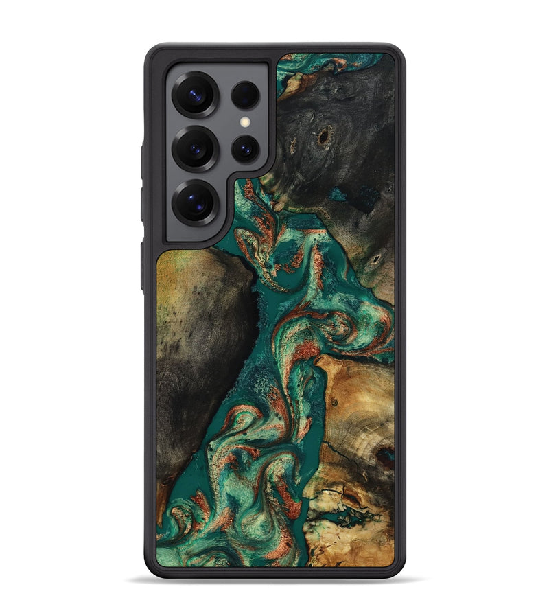 Galaxy S25 Ultra Wood Phone Case - Wren (Green, 817965)