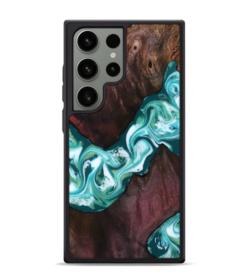 Galaxy S24 Ultra Wood Phone Case - Robby (Green, 817966)