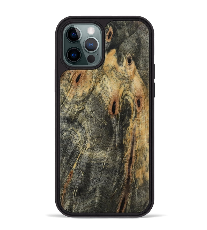 iPhone 12 Pro Max Wood Phone Case - Braeden (Wood Burl, 817967)