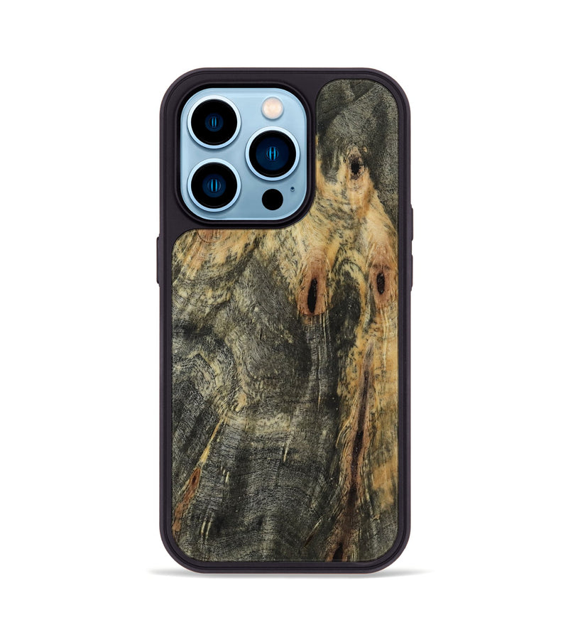 iPhone 14 Pro Wood Phone Case - Braeden (Wood Burl, 817967)