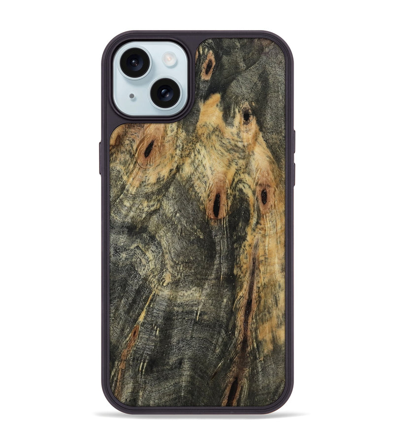 iPhone 15 Plus Wood Phone Case - Braeden (Wood Burl, 817967)