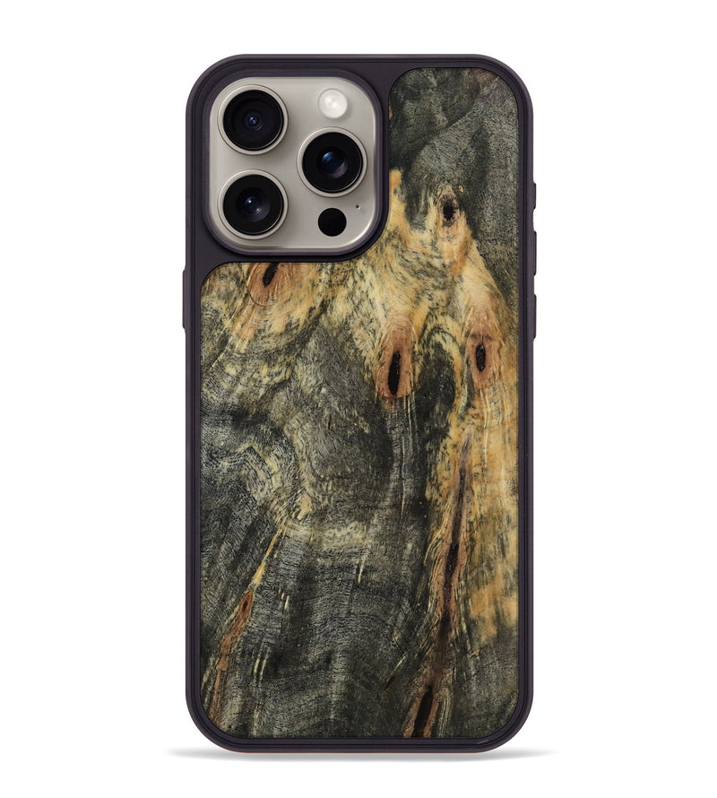 iPhone 15 Pro Max Wood Phone Case - Braeden (Wood Burl, 817967)