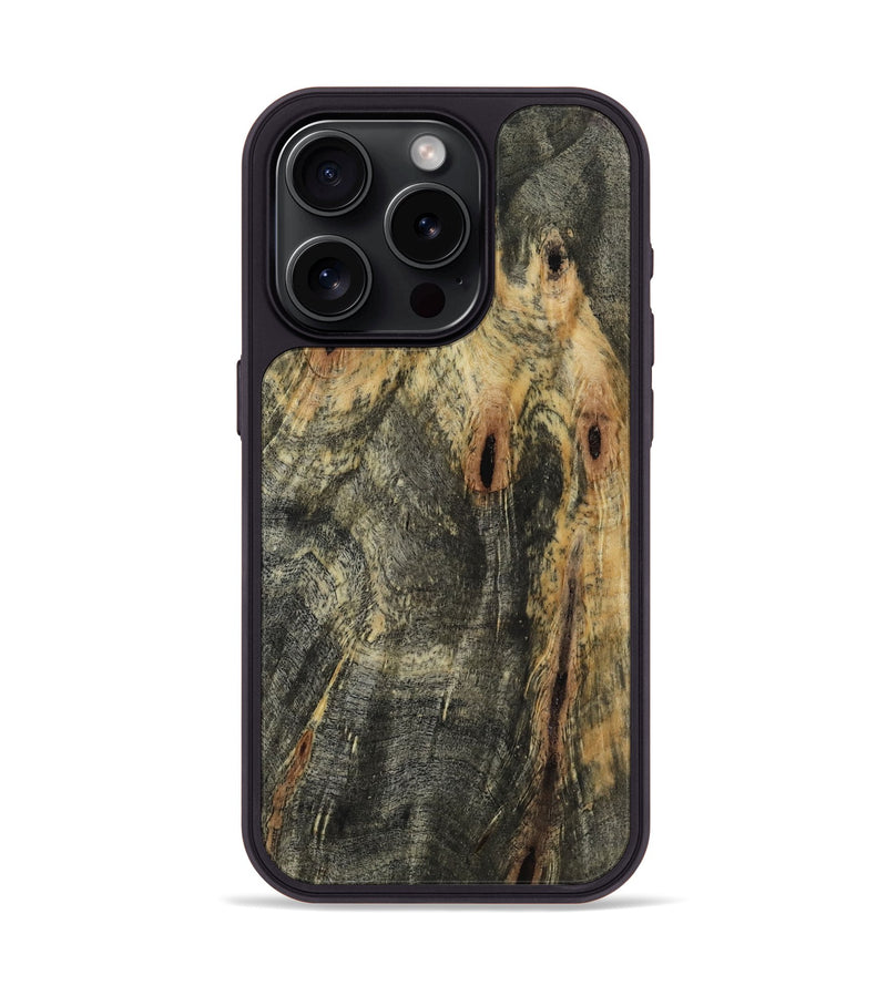 iPhone 15 Pro Wood Phone Case - Braeden (Wood Burl, 817967)