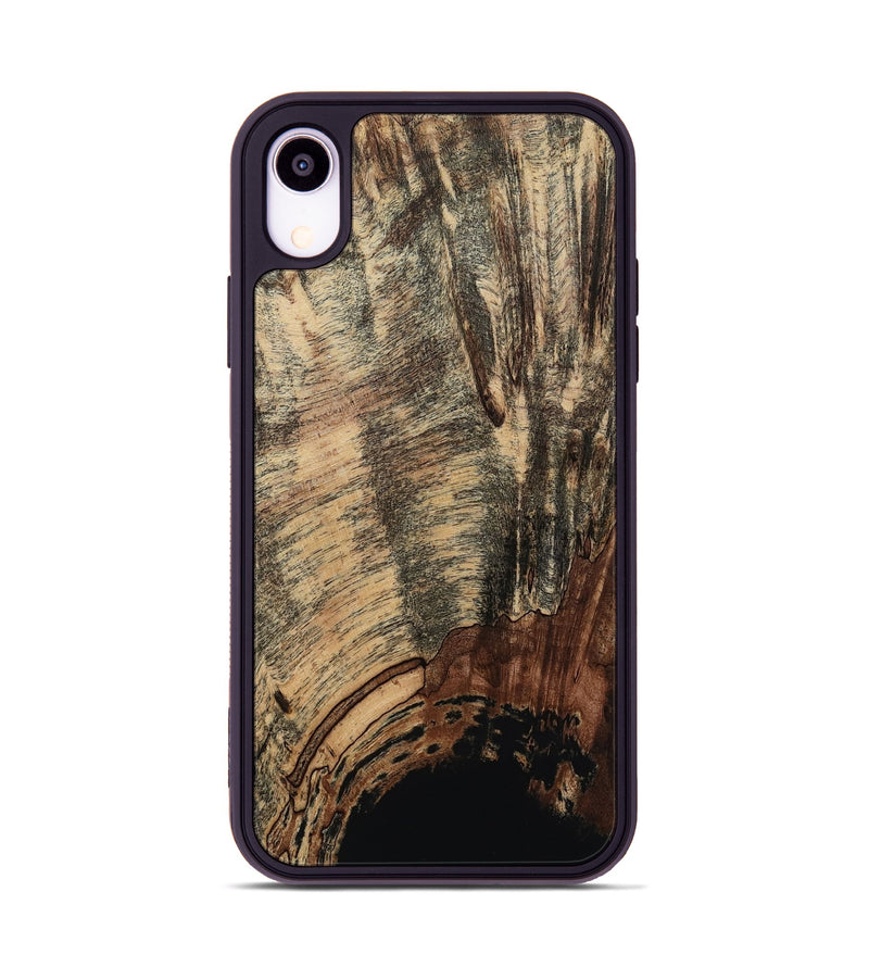 iPhone Xr Wood Phone Case - Bear (Wood Burl, 817969)