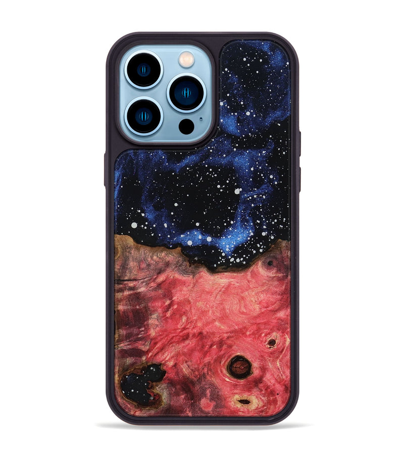 iPhone 14 Pro Max Wood Phone Case - Kadijah (Cosmos, 817970)