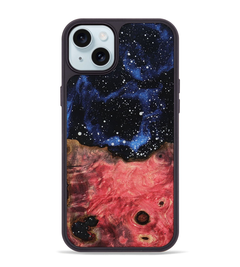 iPhone 15 Plus Wood Phone Case - Kadijah (Cosmos, 817970)