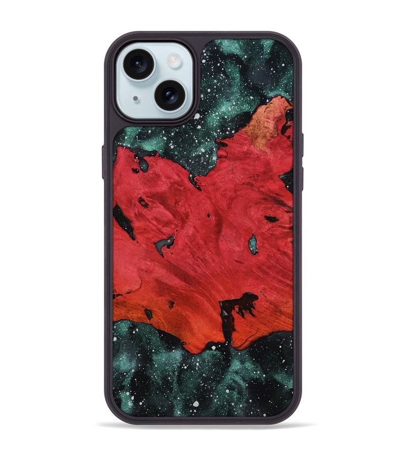 iPhone 15 Plus Wood Phone Case - Greta (Cosmos, 817981)