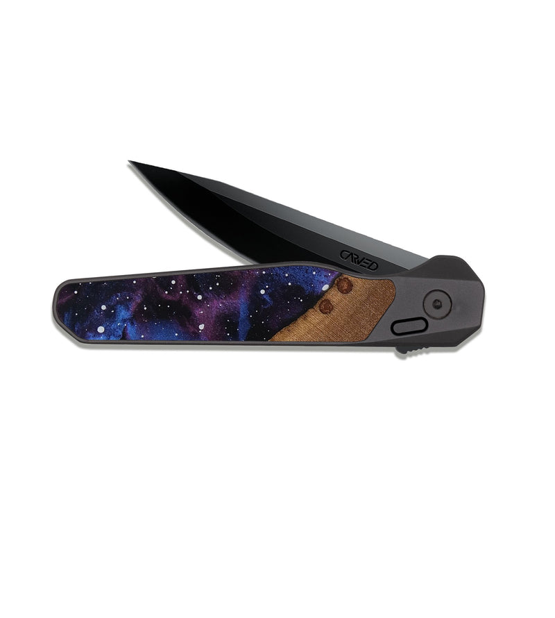 EDC Dark Slate Wood Pocket Knife - Lindy (Cosmos, 817993)