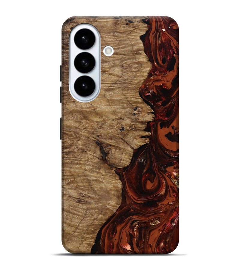 Galaxy S26 Plus Wood Live Edge Phone Case - Yandel (Red, 818002)