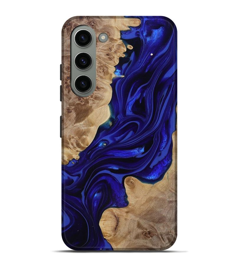 Galaxy S23 Plus Wood Live Edge Phone Case - Ernst (Purple, 818004)
