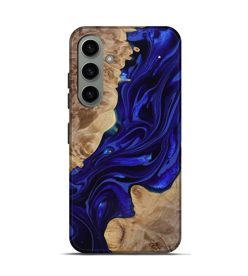 Galaxy S24 Wood Live Edge Phone Case - Ernst (Purple, 818004)