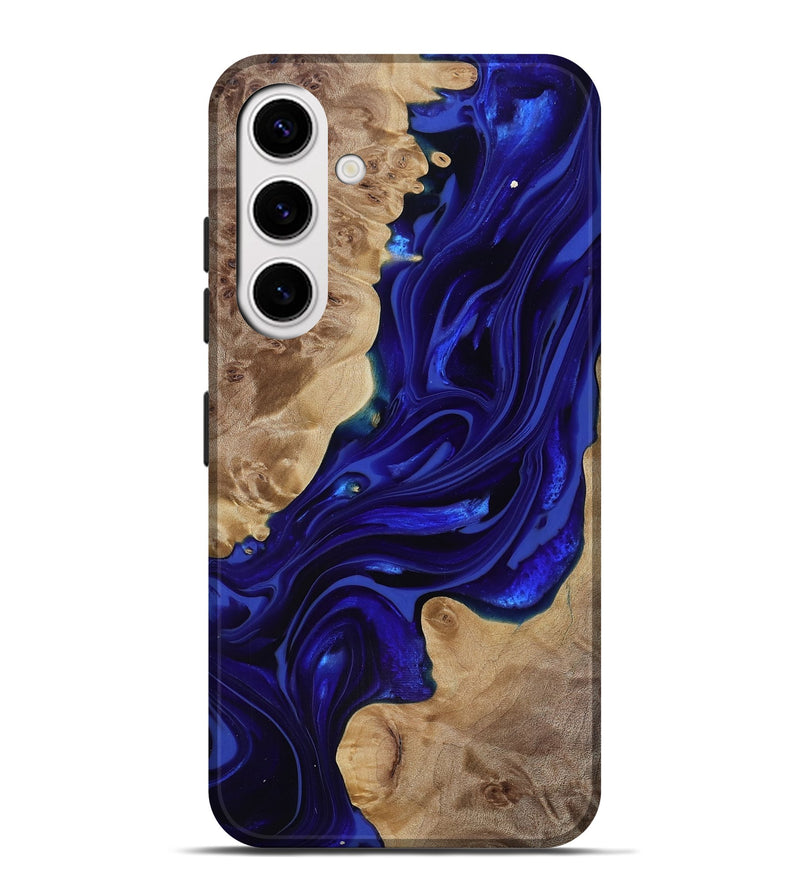 Galaxy S25 Plus Wood Live Edge Phone Case - Ernst (Purple, 818004)