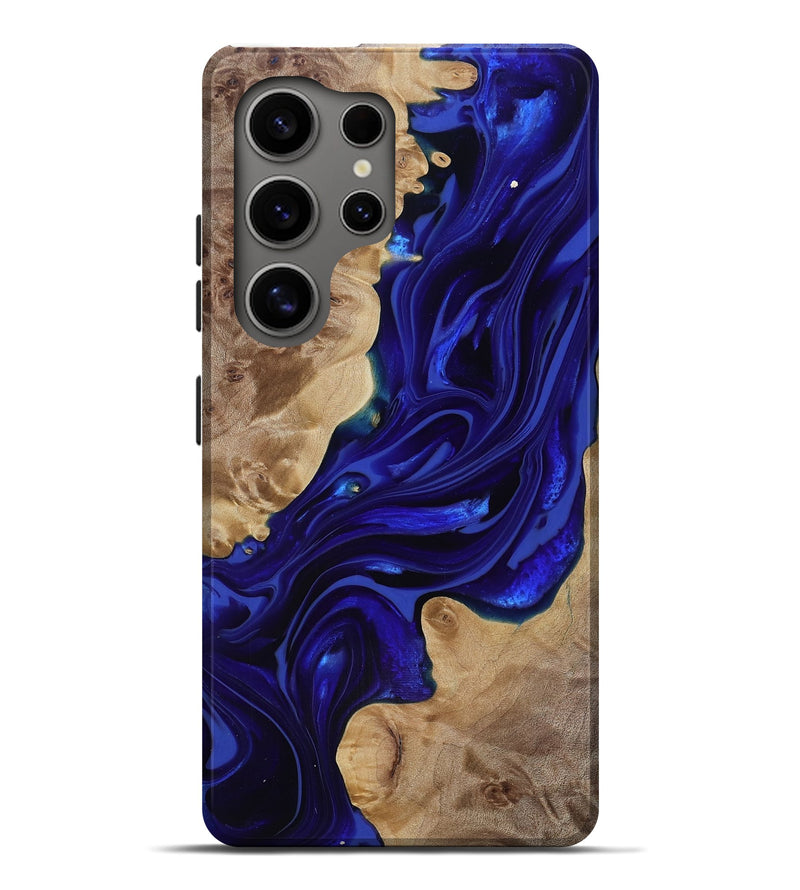 Galaxy S25 Ultra Wood Live Edge Phone Case - Ernst (Purple, 818004)