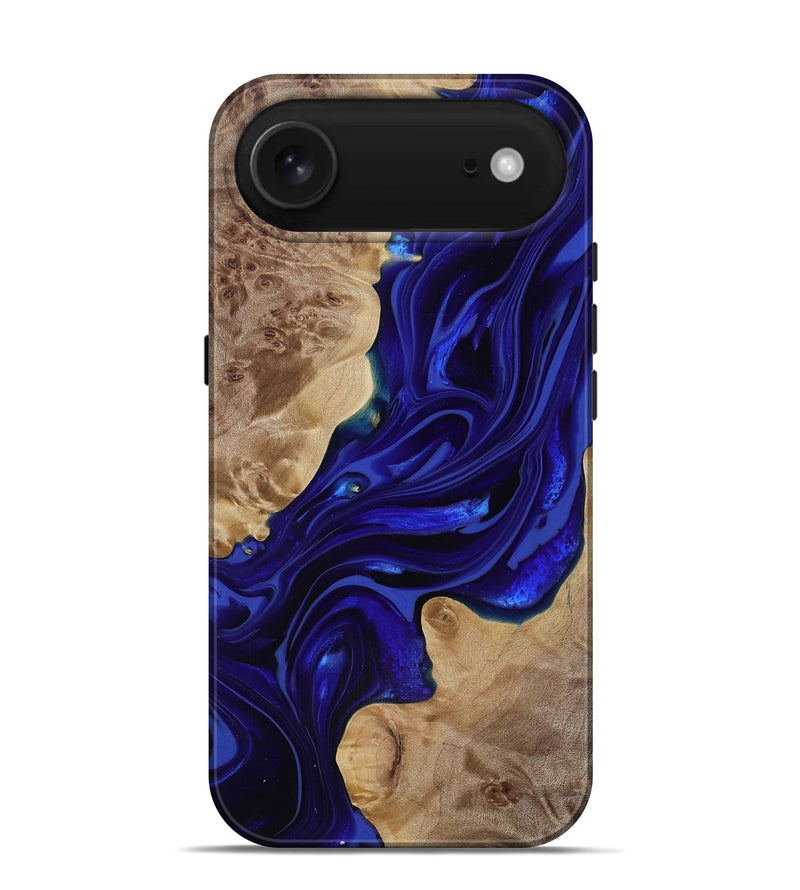 iPhone 17 Air Wood Live Edge Phone Case - Ernst (Purple, 818004)