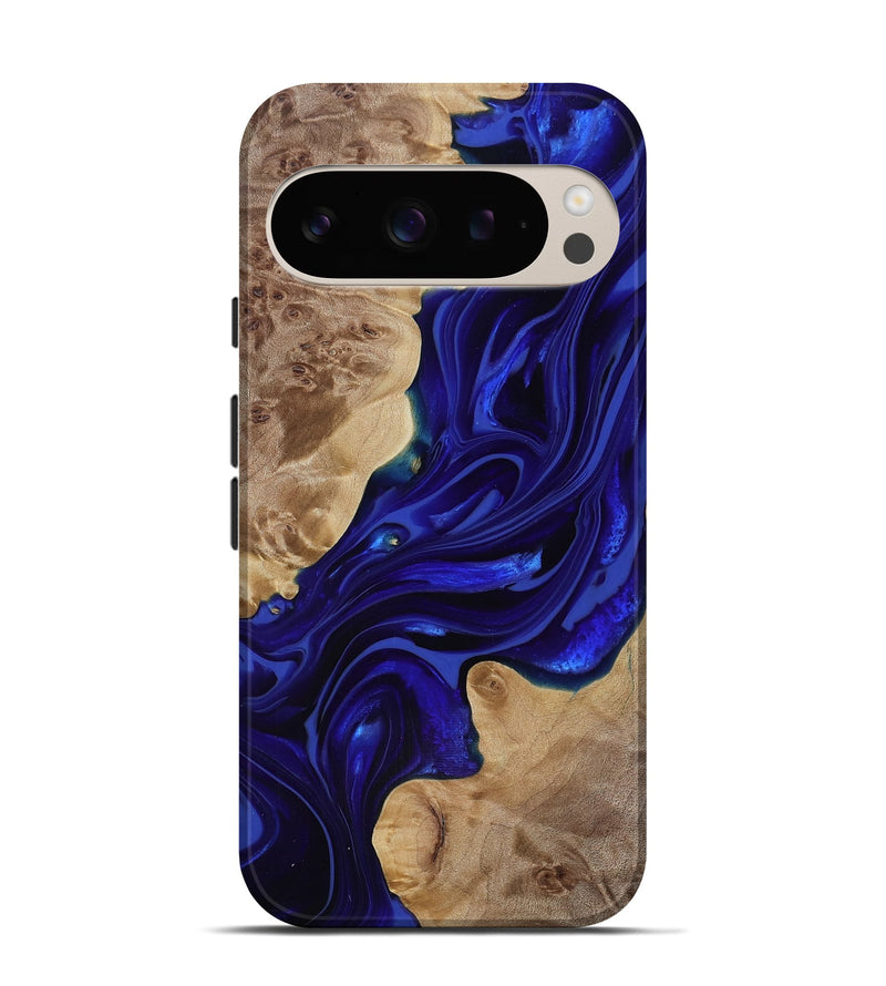 Pixel 9 Pro Wood Live Edge Phone Case - Ernst (Purple, 818004)